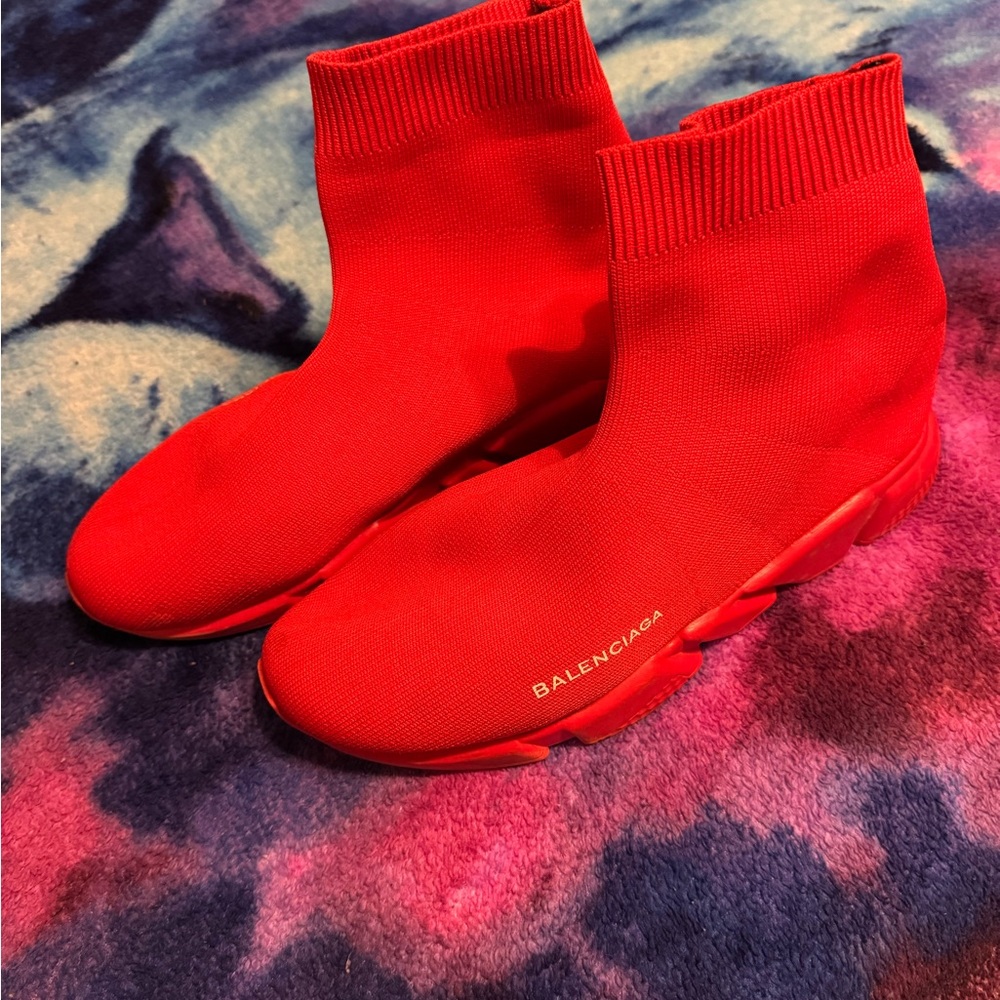 Balenciaga Red Men's Shoes